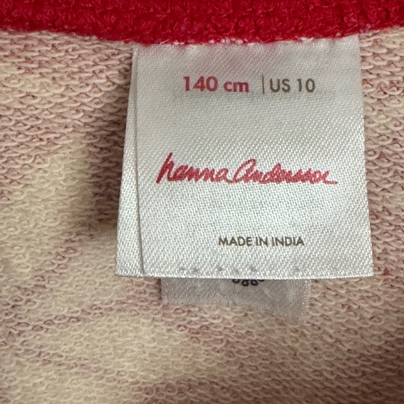 Hanna Andersson Scandi Snowflake Shirt Size 10 - Picture 2 of 7